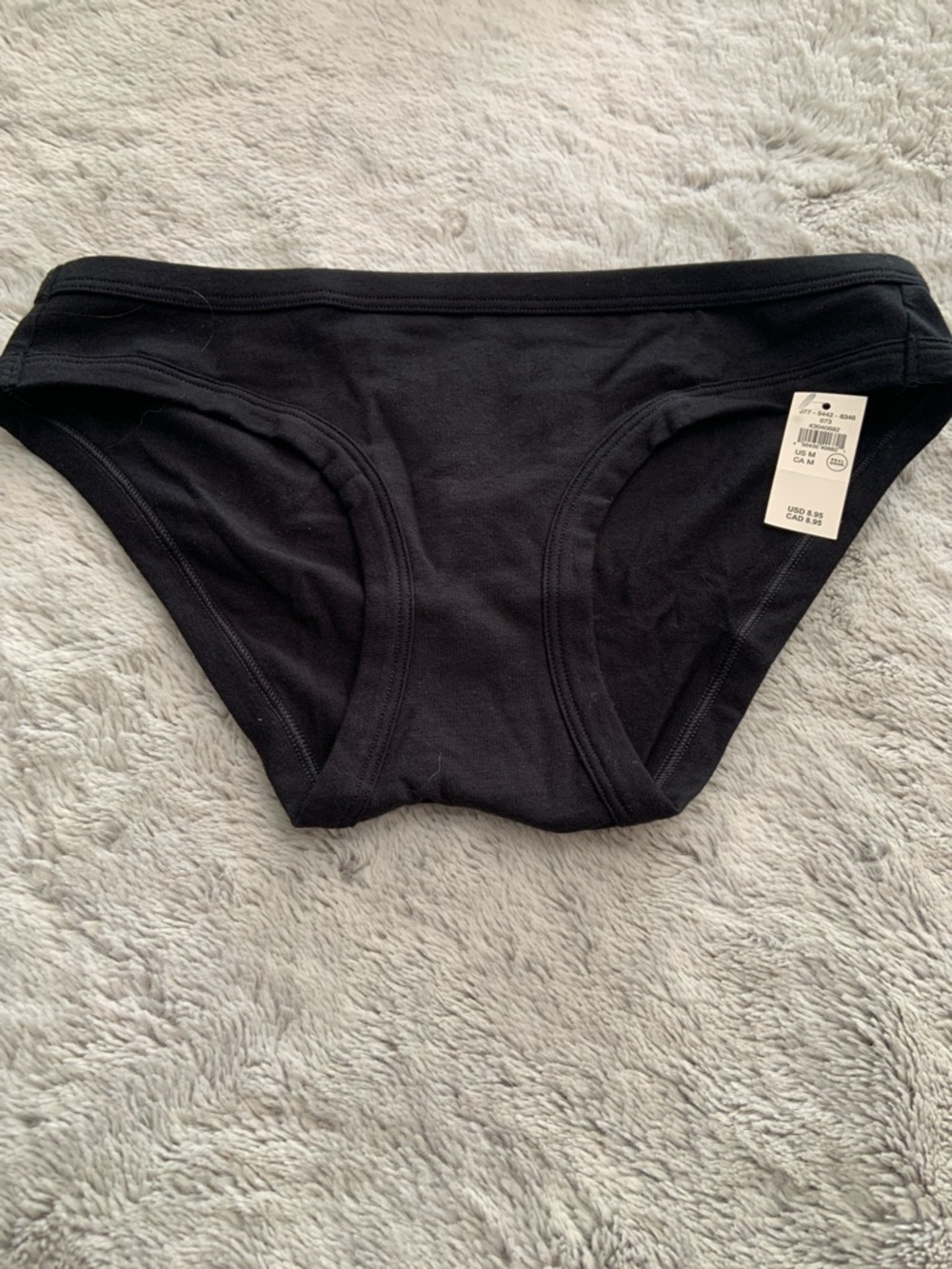 aerie Black Cotton Bikini Panties